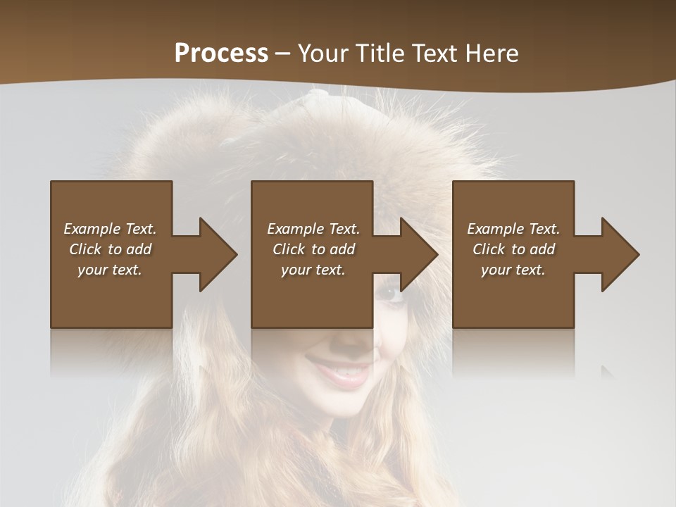 Blue Female Fantasy PowerPoint Template