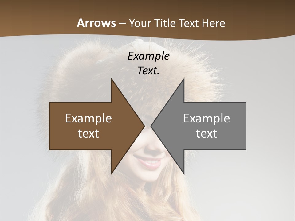 Blue Female Fantasy PowerPoint Template