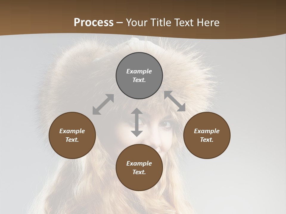 Blue Female Fantasy PowerPoint Template