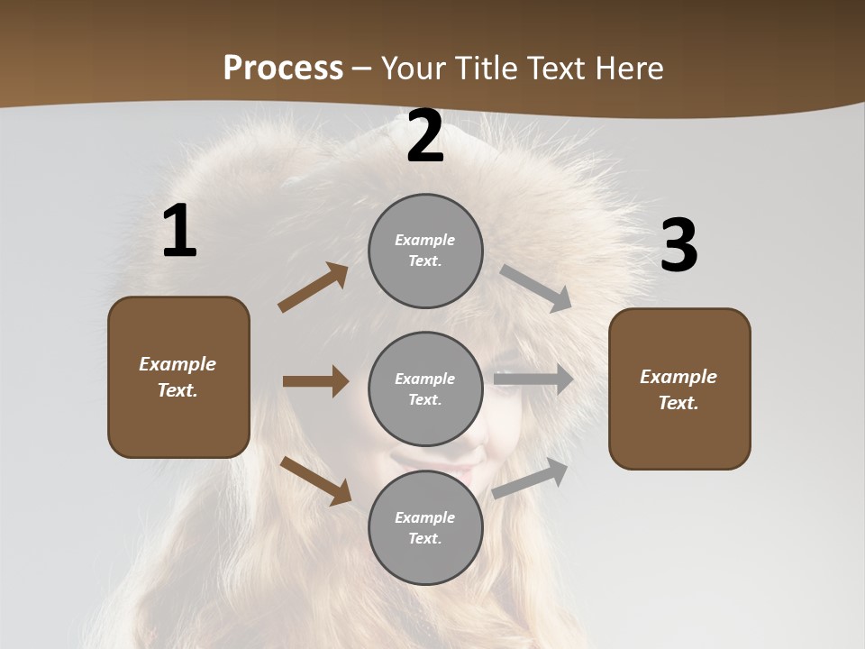 Blue Female Fantasy PowerPoint Template