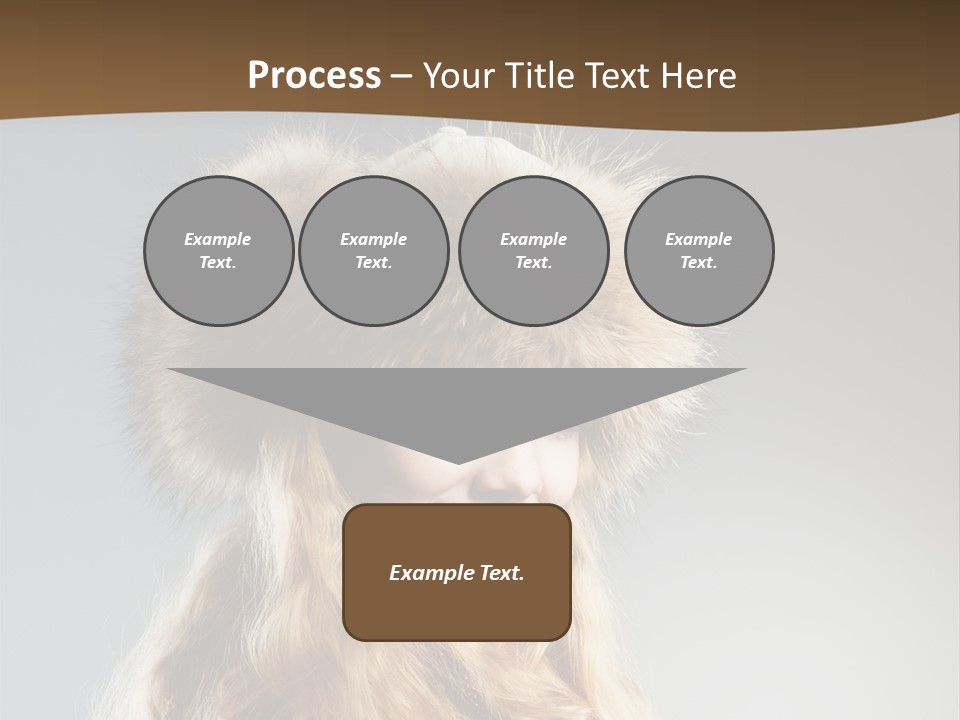 Blue Female Fantasy PowerPoint Template