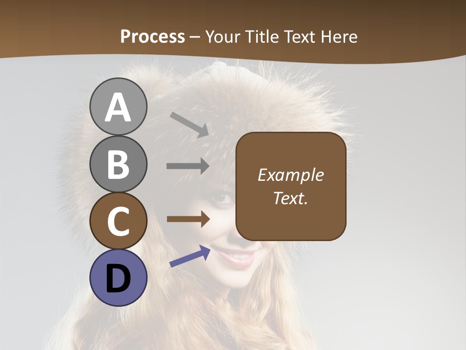 Blue Female Fantasy PowerPoint Template