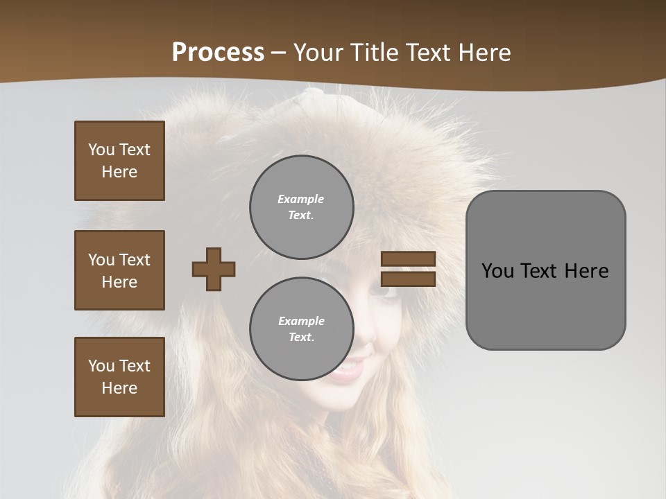Blue Female Fantasy PowerPoint Template