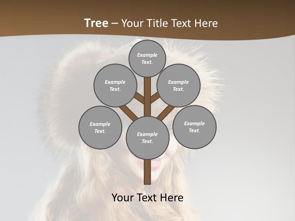 Blue Female Fantasy PowerPoint Template