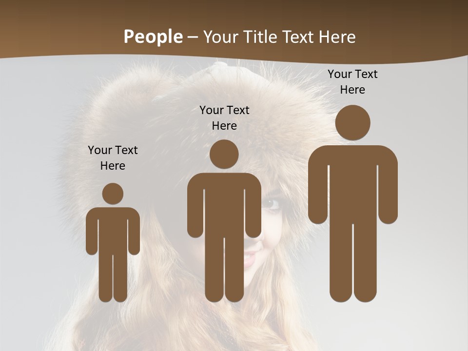 Blue Female Fantasy PowerPoint Template