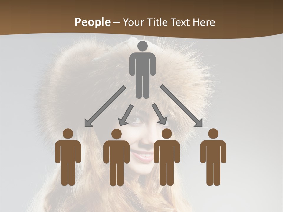 Blue Female Fantasy PowerPoint Template