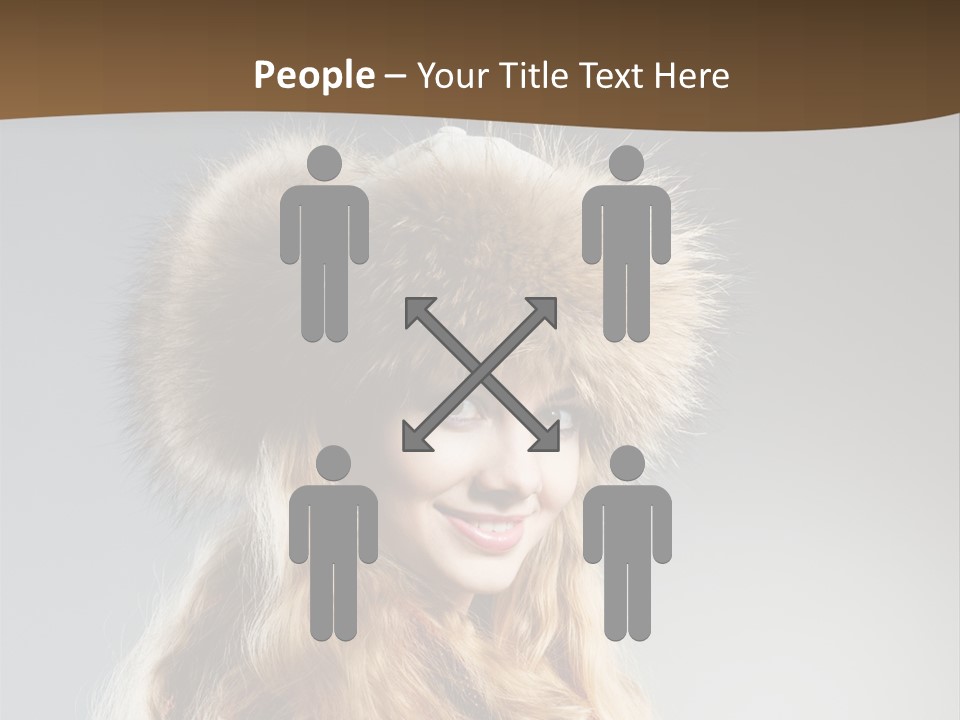 Blue Female Fantasy PowerPoint Template