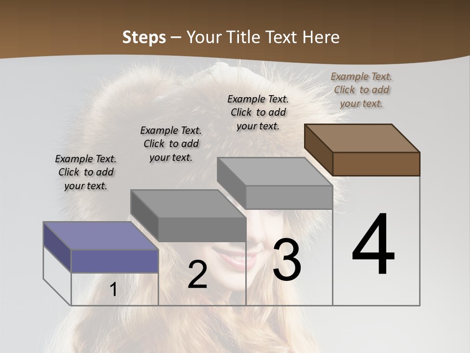 Blue Female Fantasy PowerPoint Template