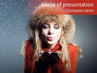 December Attractive Beautiful PowerPoint Template