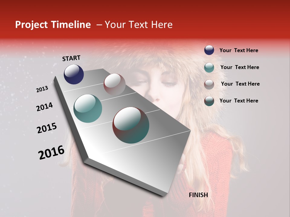December Attractive Beautiful PowerPoint Template