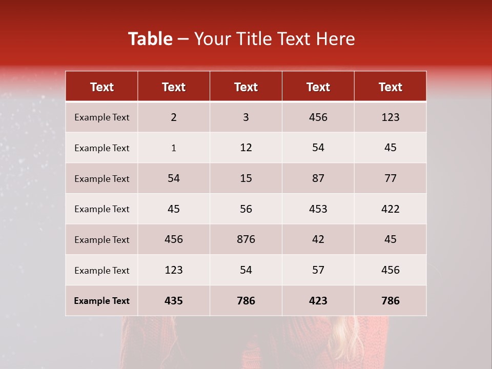 December Attractive Beautiful PowerPoint Template