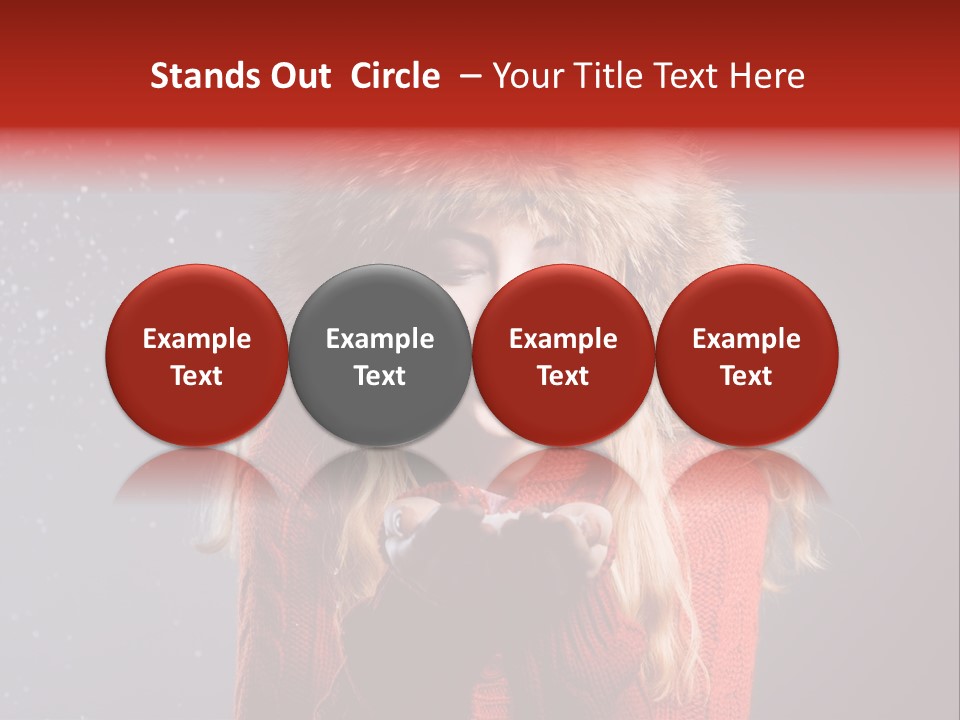 December Attractive Beautiful PowerPoint Template