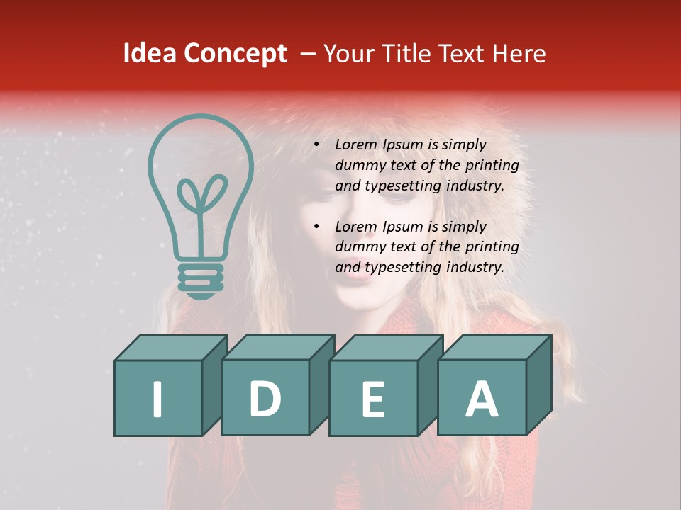 December Attractive Beautiful PowerPoint Template