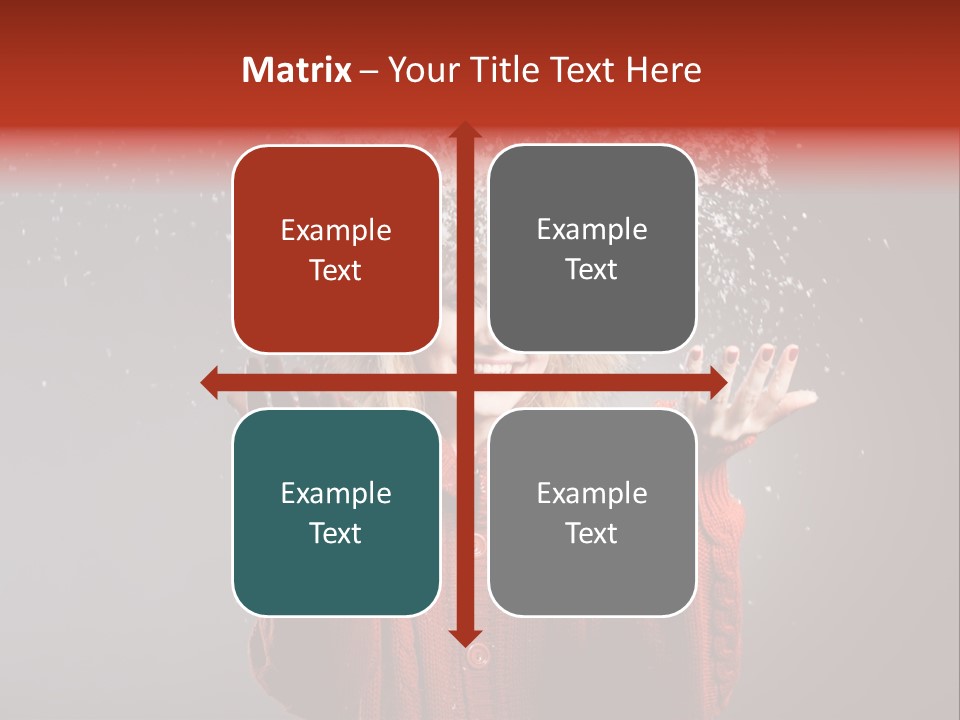 Charming Woman Glamourous PowerPoint Template