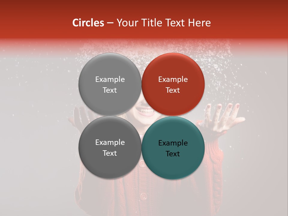 Charming Woman Glamourous PowerPoint Template