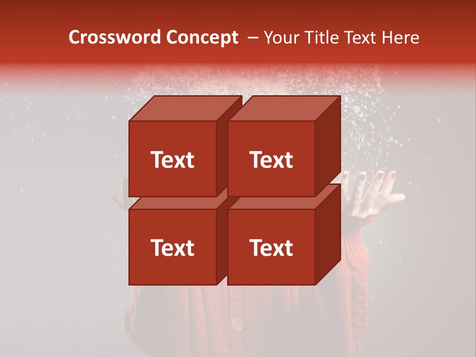 Charming Woman Glamourous PowerPoint Template