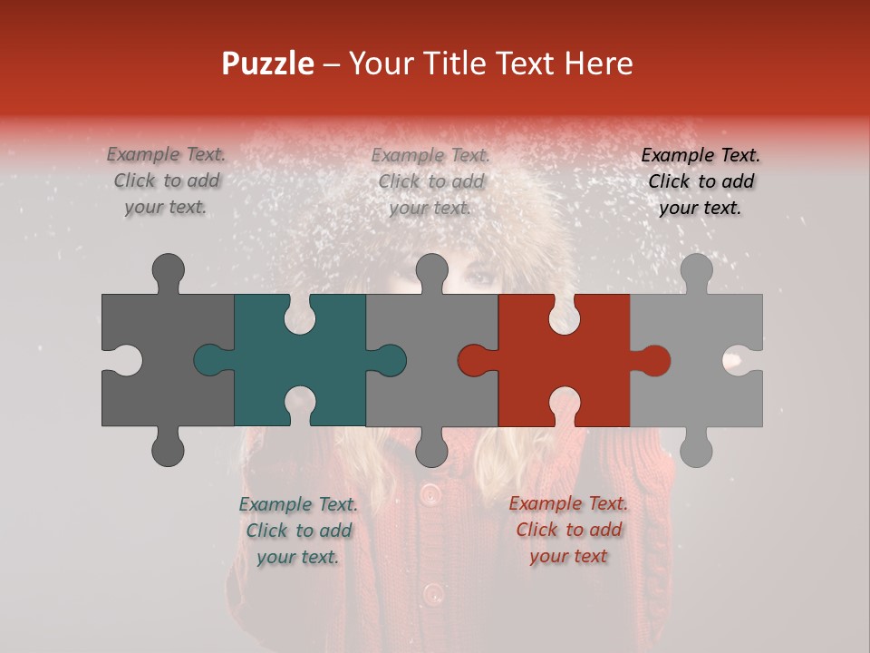 Charming Woman Glamourous PowerPoint Template