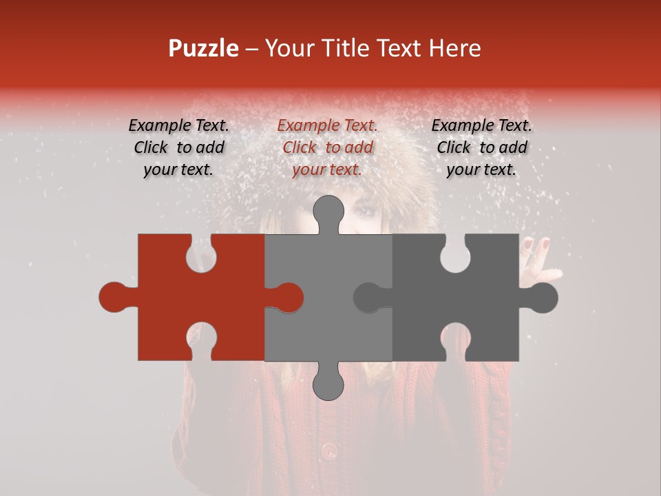 Charming Woman Glamourous PowerPoint Template