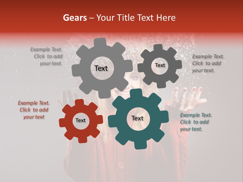 Charming Woman Glamourous PowerPoint Template