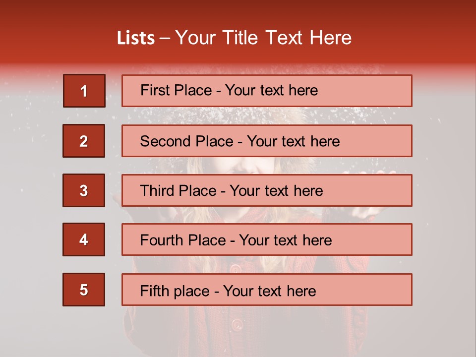 Charming Woman Glamourous PowerPoint Template