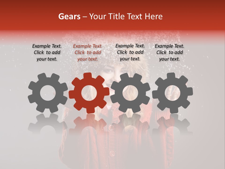 Charming Woman Glamourous PowerPoint Template