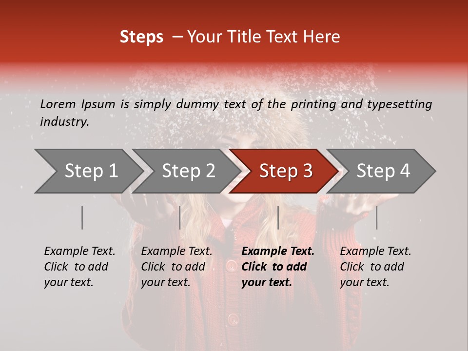 Charming Woman Glamourous PowerPoint Template