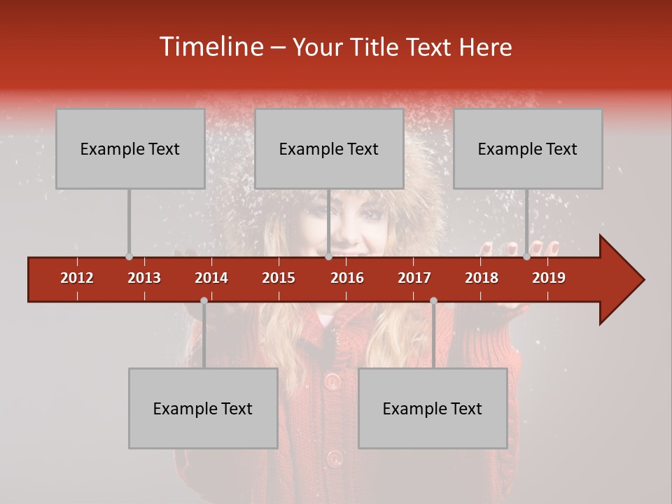Charming Woman Glamourous PowerPoint Template