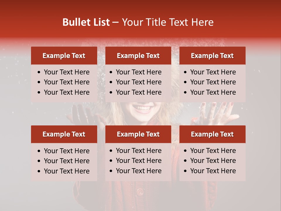 Charming Woman Glamourous PowerPoint Template