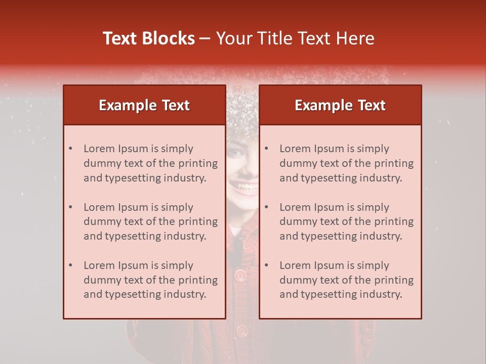 Charming Woman Glamourous PowerPoint Template