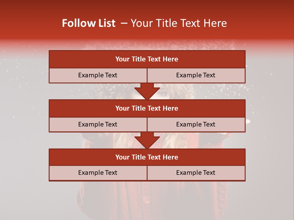 Charming Woman Glamourous PowerPoint Template