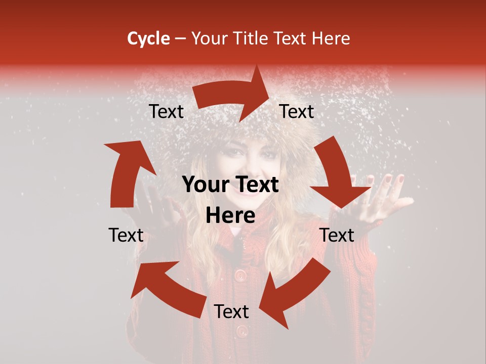 Charming Woman Glamourous PowerPoint Template