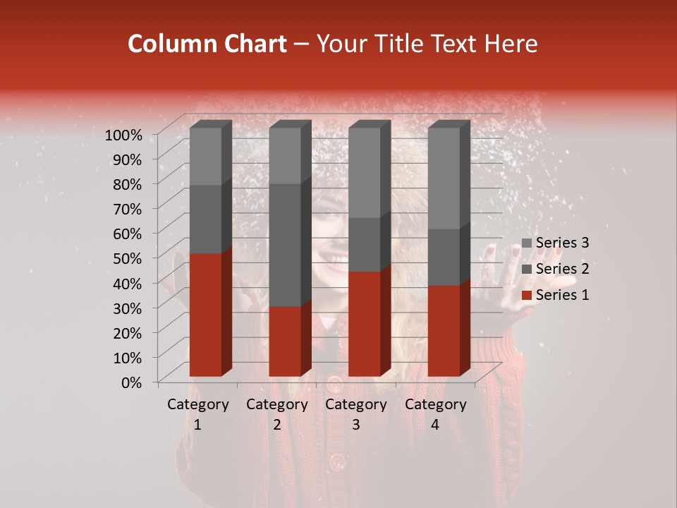 Charming Woman Glamourous PowerPoint Template