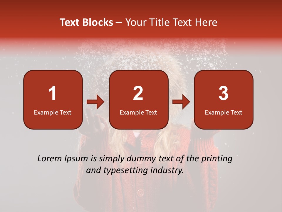 Charming Woman Glamourous PowerPoint Template