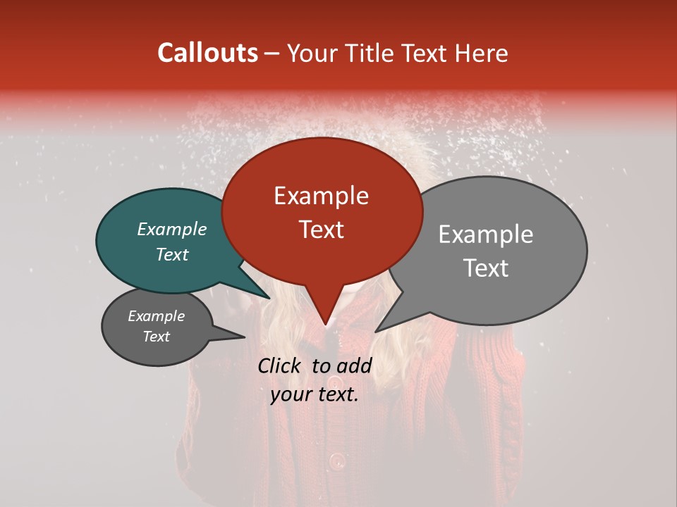 Charming Woman Glamourous PowerPoint Template