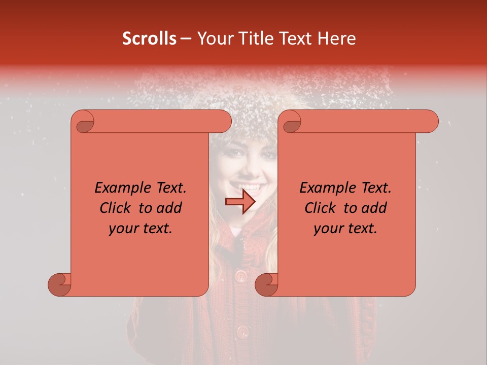 Charming Woman Glamourous PowerPoint Template