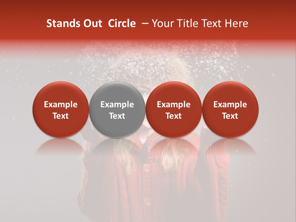 Charming Woman Glamourous PowerPoint Template