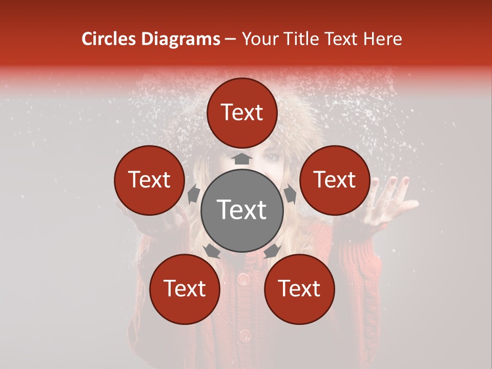 Charming Woman Glamourous PowerPoint Template