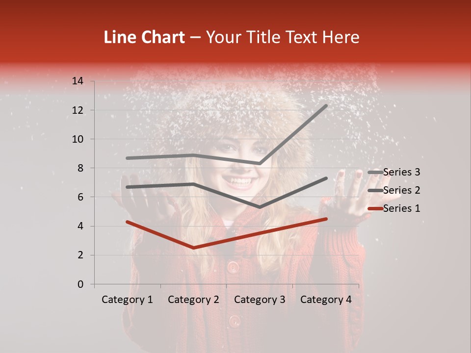 Charming Woman Glamourous PowerPoint Template