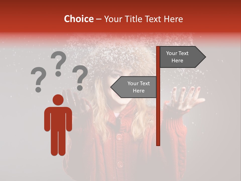 Charming Woman Glamourous PowerPoint Template