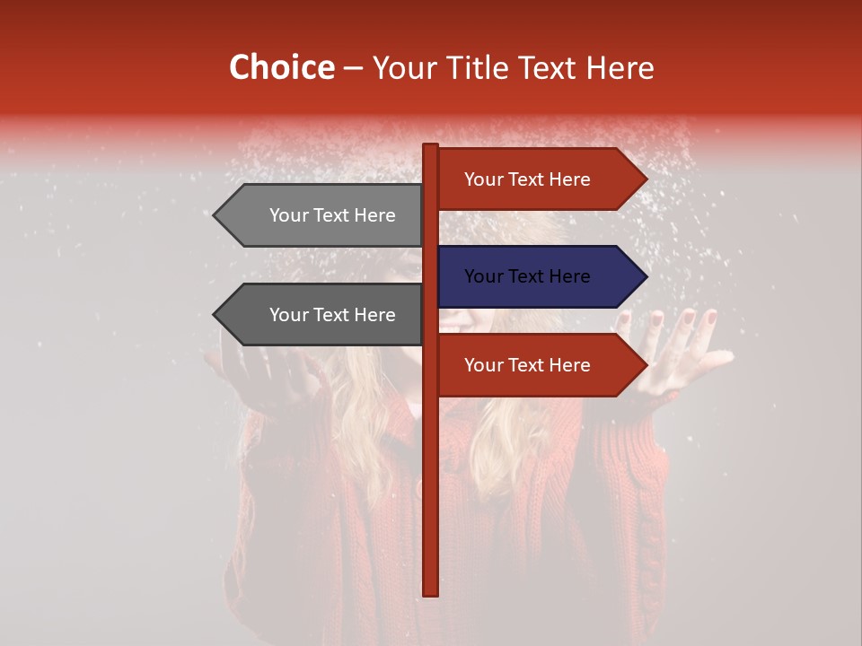 Charming Woman Glamourous PowerPoint Template