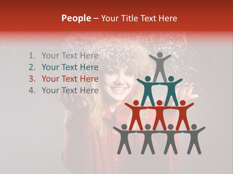 Charming Woman Glamourous PowerPoint Template