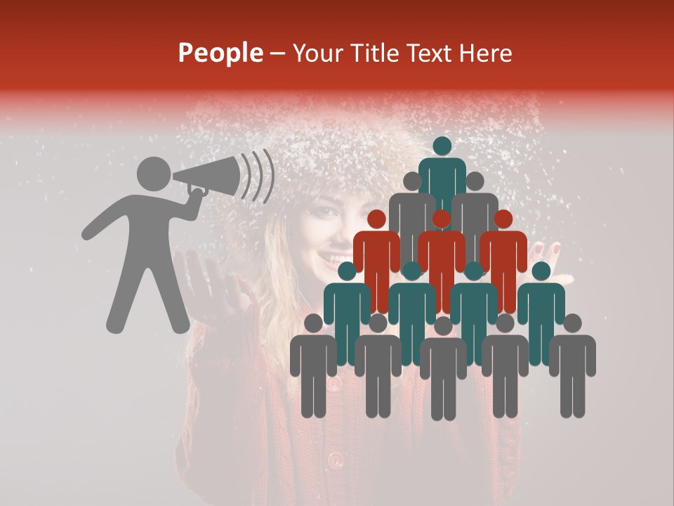 Charming Woman Glamourous PowerPoint Template