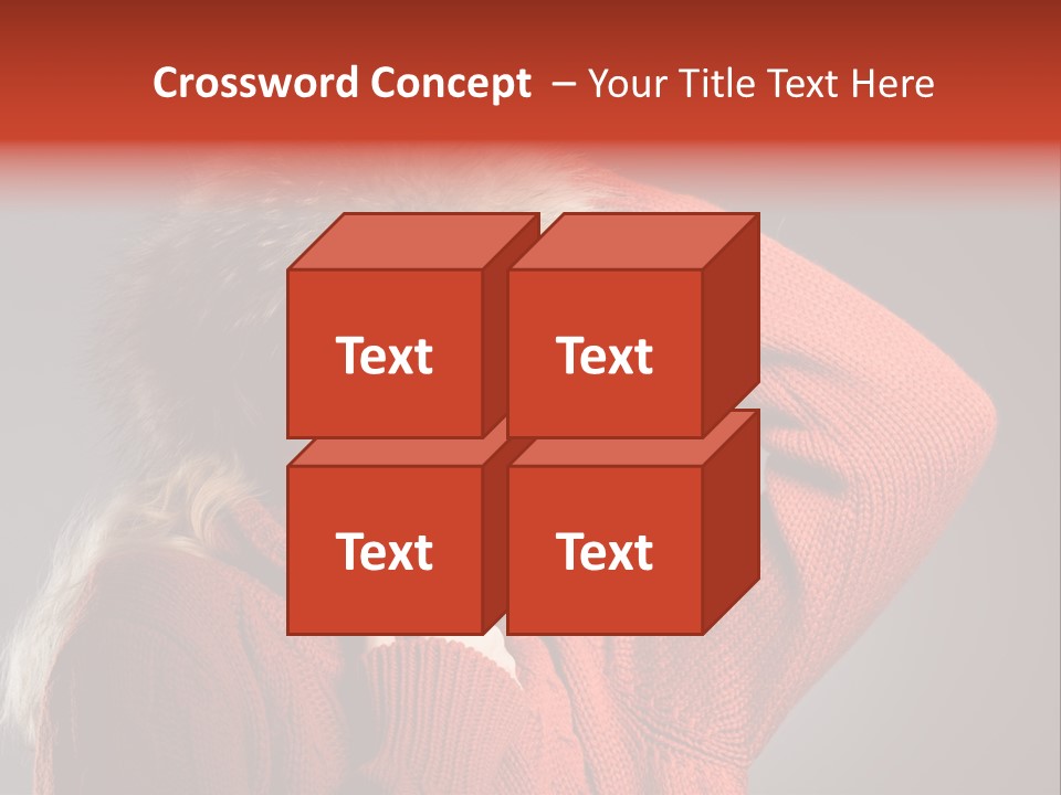 Model  Glad PowerPoint Template