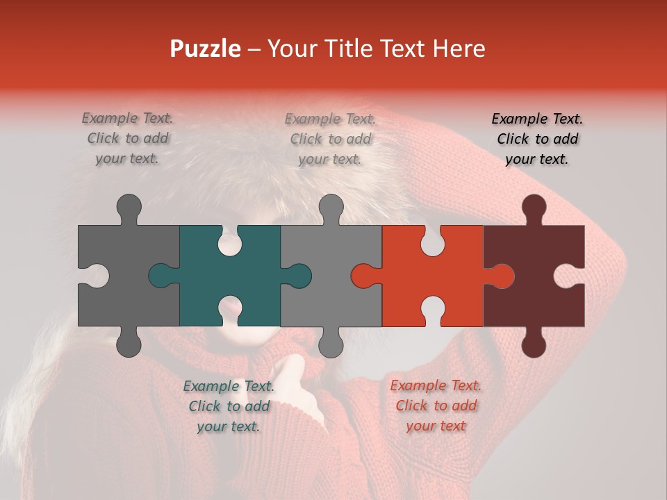 Model  Glad PowerPoint Template