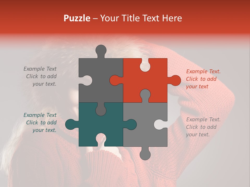 Model  Glad PowerPoint Template