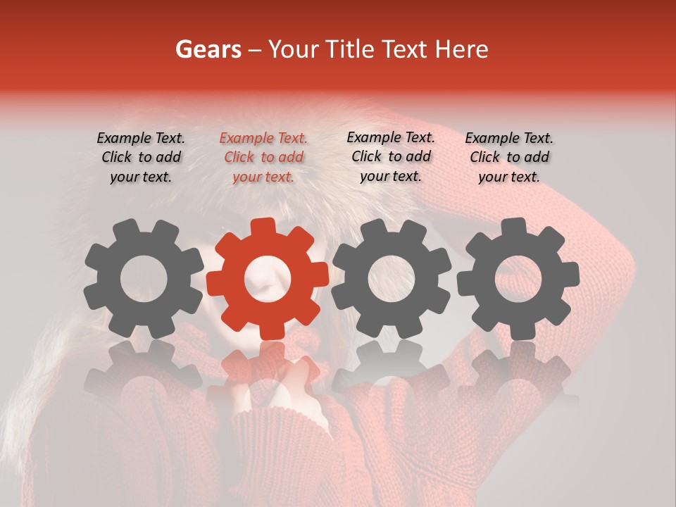 Model  Glad PowerPoint Template