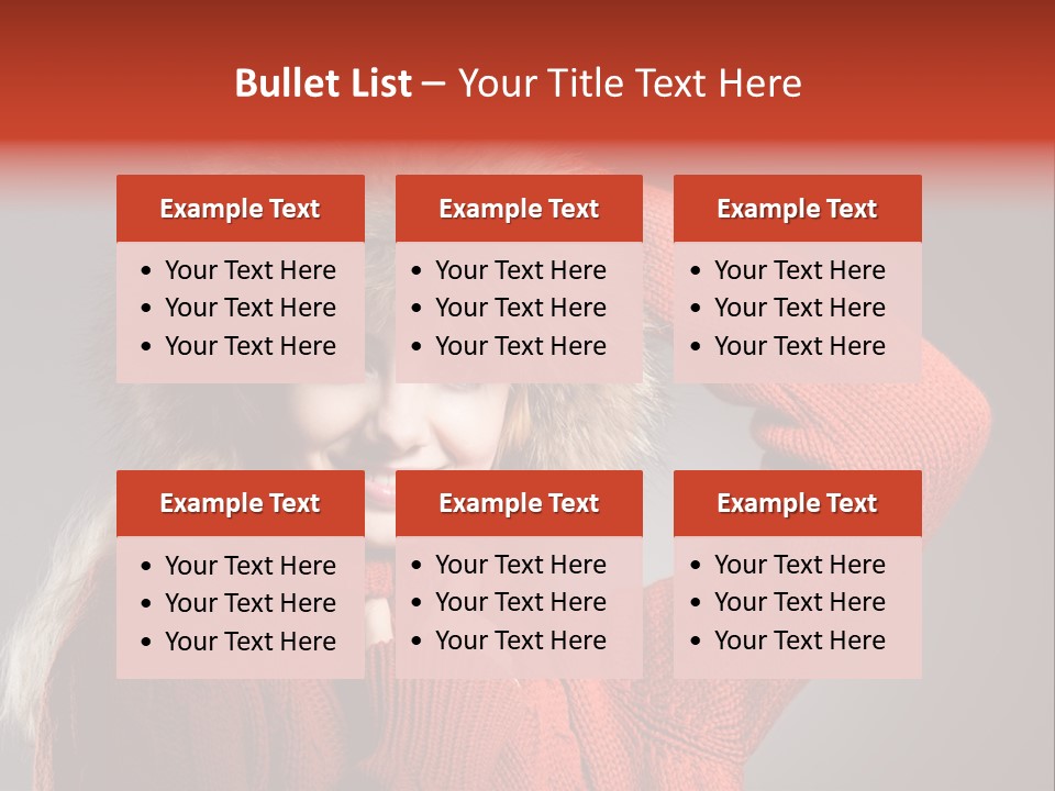 Model  Glad PowerPoint Template