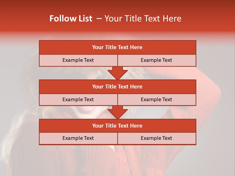 Model  Glad PowerPoint Template