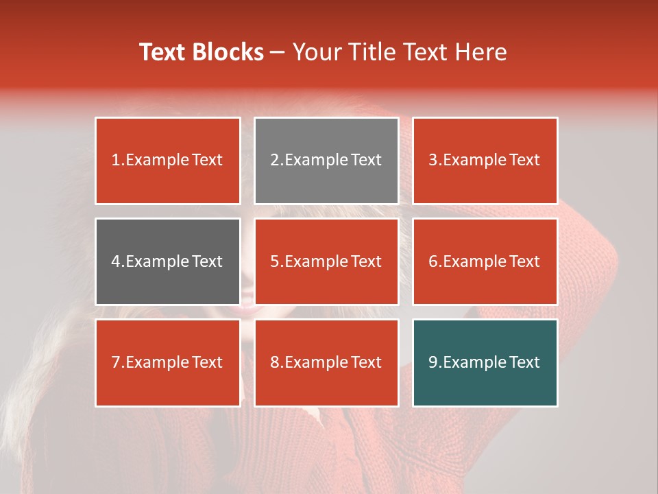 Model  Glad PowerPoint Template