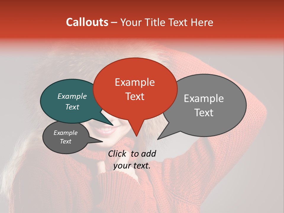 Model  Glad PowerPoint Template